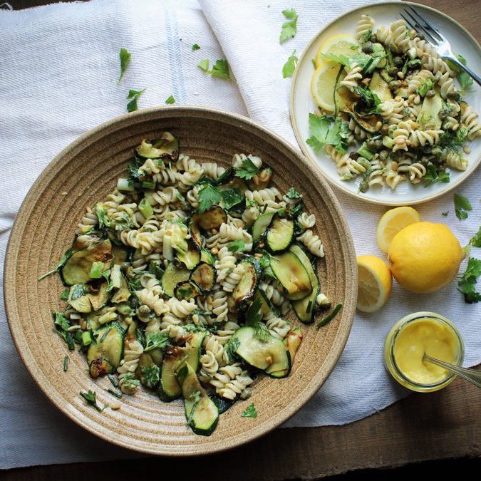 Courgette-Lemon-Herb-Pasta recipe