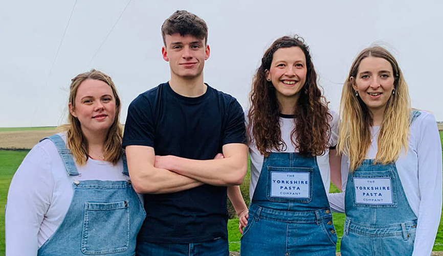 The Yorkshire Pasta team: Martha, Toby, Kathryn & Beth